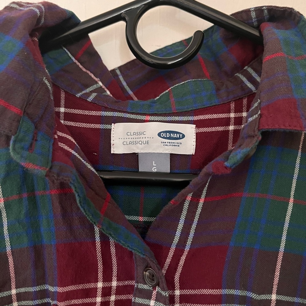 Custom Ugly Christmas Flannel Size Large - Picture 4 of 4